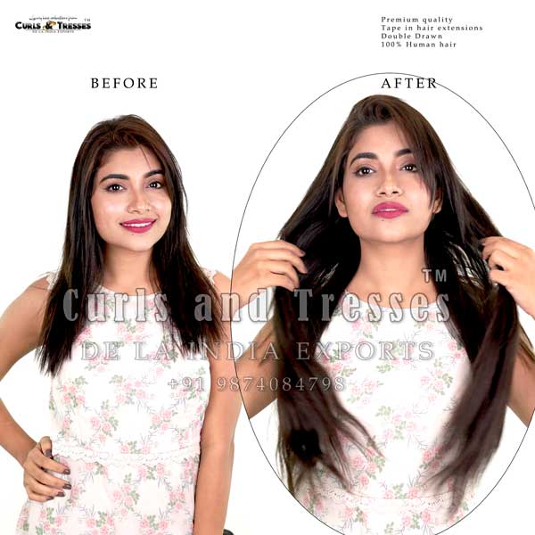 Tape in hair extensions in india, tape in hair extensions in kolkata, tape hair extensions, permanent hair extensions in india, permanent hair extensions, hair extensions manufacturer in india, virgin hair extensions, hair extensions brand in india, hair extension brand