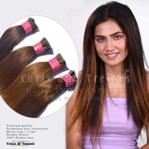 Micro ring hair extensions- i tip hair extensions- permanent hair extensions