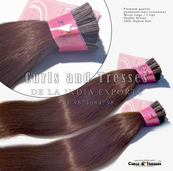 Micro ring hair extensions- i tip hair extensions- permanent hair extensions
