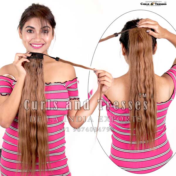 ponytail hair extensions in india, ponytail hair extensions in kolkata, ponytail hair extensions, Clip on hair extensions in india, seamless clip on hair extensions, hair extensions in india, virgin hair extensions in india, virgin hair extensions, virgin hair extensions in kolkata, human hair extensions in india, human hair extensions in kolkata, human hair extensions, hair extensions manufacturer in india, hair extension brands in india