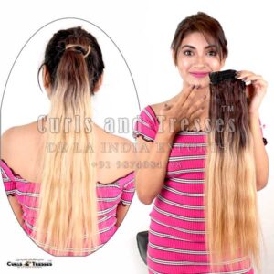 Ponytail hair extensions, Clip on hair extensions in india, seamless clip on hair extensions, hair extensions in india, virgin hair extensions in india, virgin hair extensions, virgin hair extensions in kolkata, human hair extensions in india, human hair extensions in kolkata, human hair extensions, hair extensions manufacturer in india, hair extension brands in india