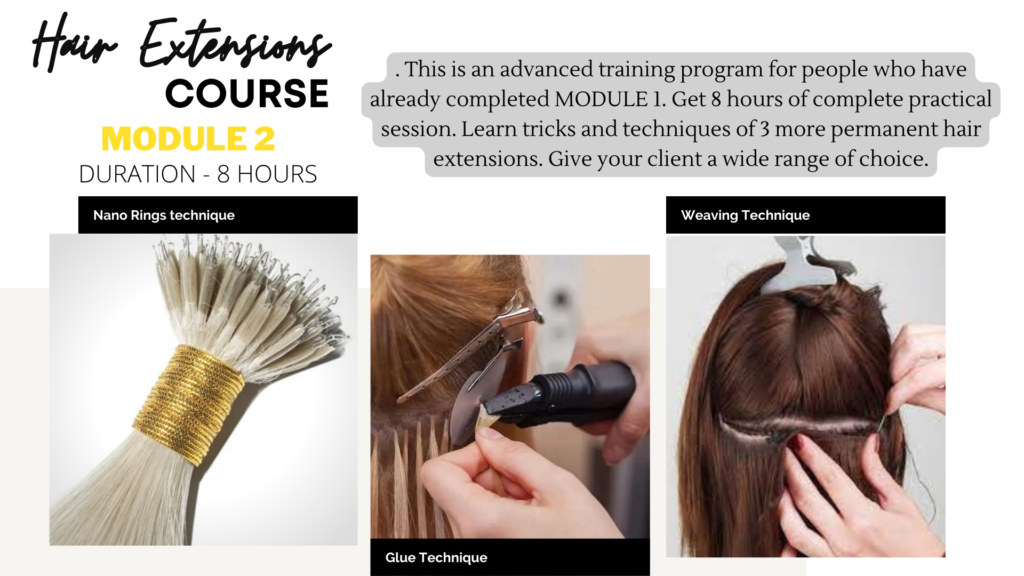 hair extensions course in India