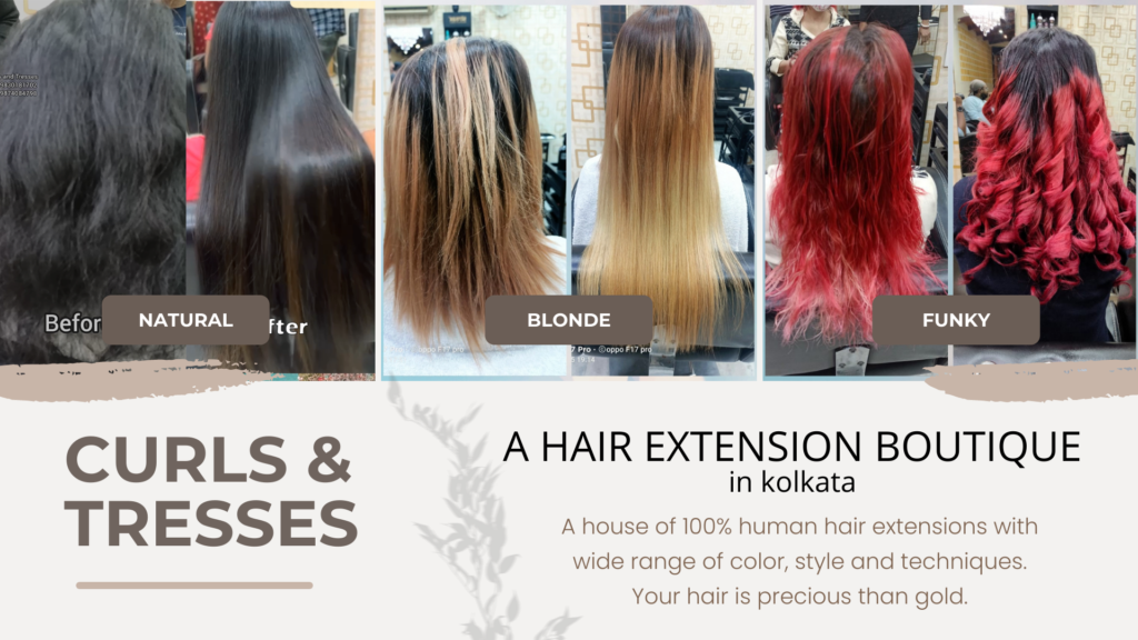 Hair extensions salon in kolkata, hair extension parlor in kolkta